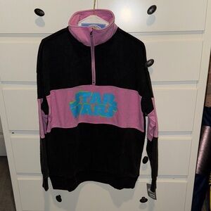 NWT Star Wars Ashley Eckstein half zip size  small